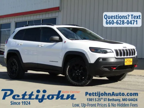 White 2020 Jeep Cherokee Trailhawk for sale in Bethany, MO