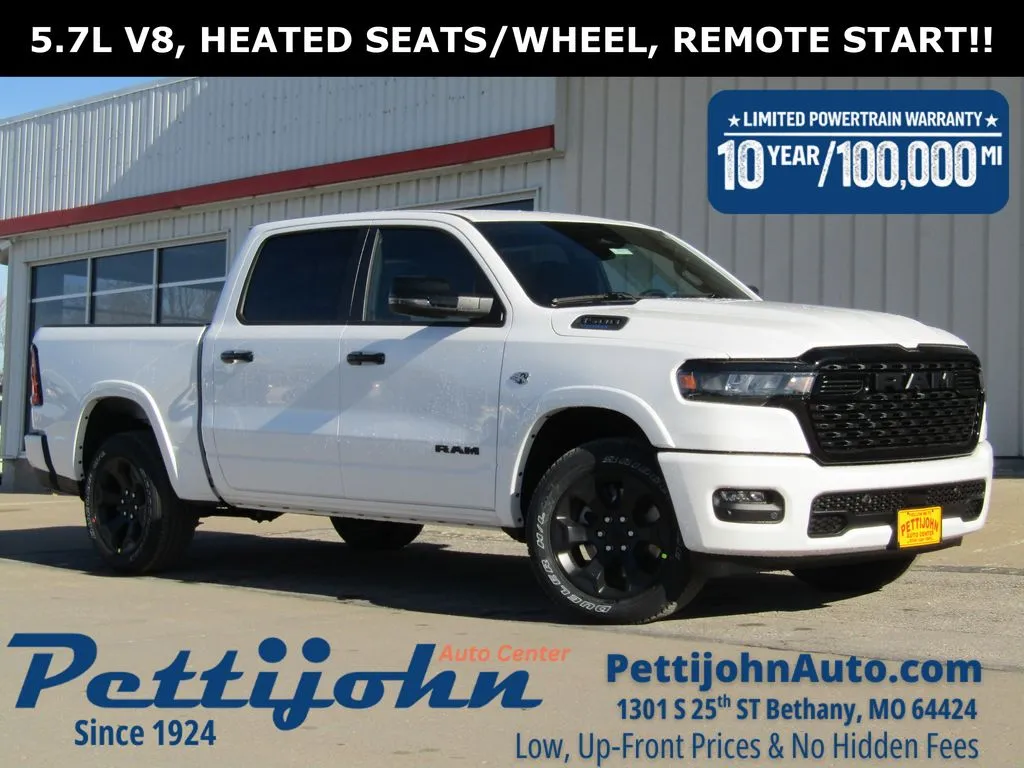 White 2026 Ram 1500 Big Horn/Lone Star for sale in Bethany, MO