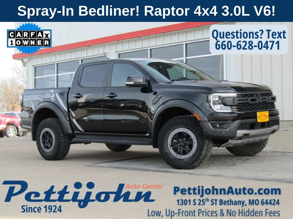 Used 2024 Ford Ranger Raptor with VIN 1FTER4LRXRLE56418 for sale in Kansas City