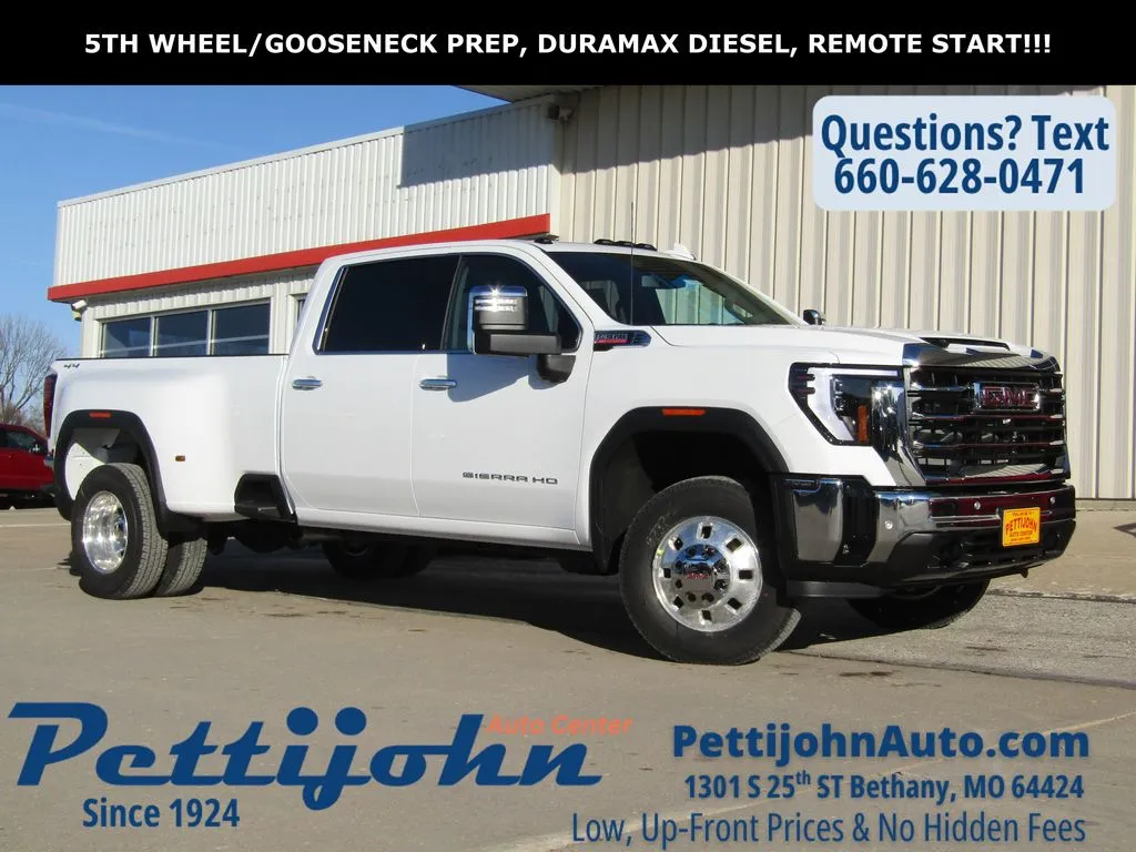 White 2026 GMC Sierra 3500HD SLT for sale in Bethany, MO