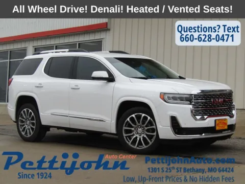 White 2023 GMC Acadia Denali for sale in Bethany, MO