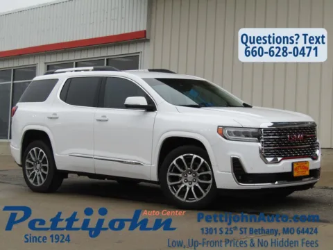 White 2023 GMC Acadia Denali for sale in Bethany, MO