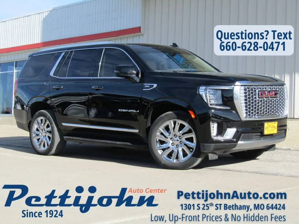 Black 2021 GMC Yukon Denali for sale in Bethany, MO