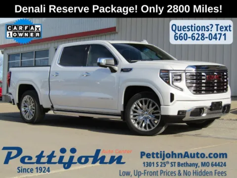White 2025 GMC Sierra 1500 Denali for sale in Bethany, MO