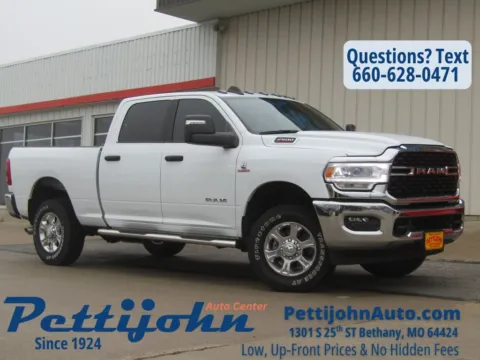 White 2023 Ram 2500 Big Horn for sale in Bethany, MO