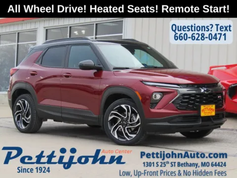Red 2025 Chevrolet TrailBlazer RS for sale in Bethany, MO