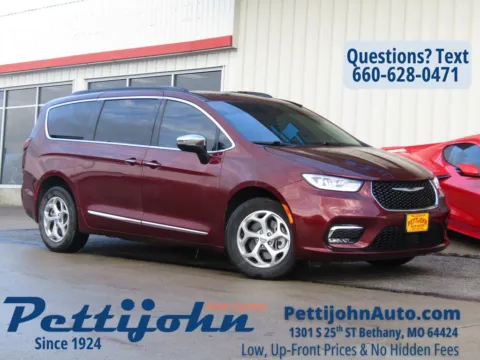 Red 2023 Chrysler Pacifica Limited for sale in Bethany, MO