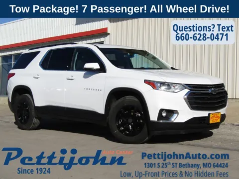 White 2019 Chevrolet Traverse LT for sale in Bethany, MO