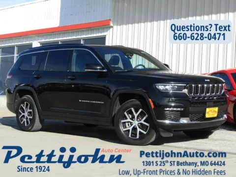Black 2024 Jeep Grand Cherokee L Limited for sale in Bethany, MO
