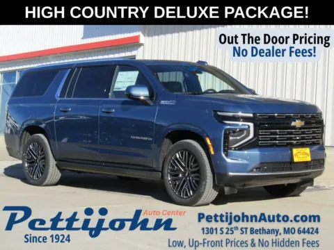 Blue 2026 Chevrolet Suburban High Country for sale in Bethany, MO