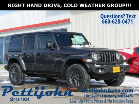 Gray 2026 Jeep Wrangler Sport RHD for sale in Bethany, MO
