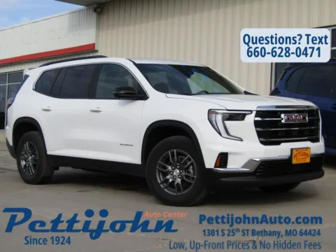 White 2025 GMC Acadia Elevation for sale in Bethany, MO