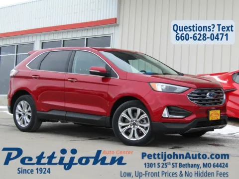 Red 2024 Ford Edge Titanium for sale in Bethany, MO