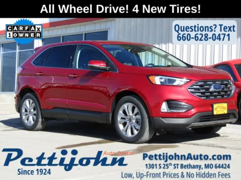Red 2024 Ford Edge Titanium for sale in Bethany, MO