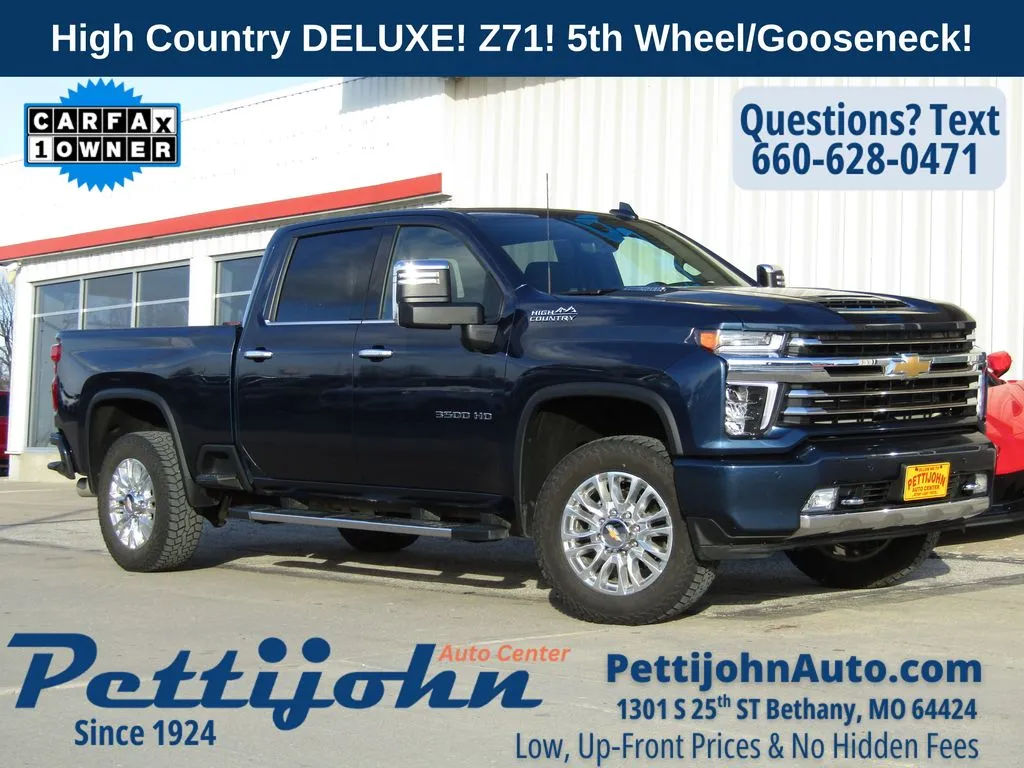 Used 2022 Chevrolet Silverado 3500HD High Country with VIN 1GC4YVEY1NF267755 for sale in Kansas City