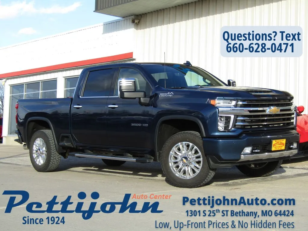 Used 2022 Chevrolet Silverado 3500HD High Country with VIN 1GC4YVEY1NF267755 for sale in Kansas City