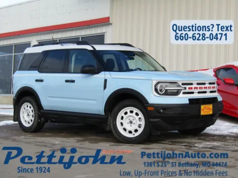 Blue 2023 Ford Bronco Sport Heritage for sale in Bethany, MO