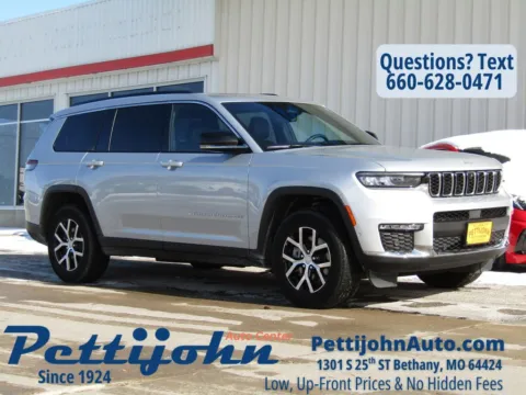 Silver 2024 Jeep Grand Cherokee L Limited for sale in Bethany, MO