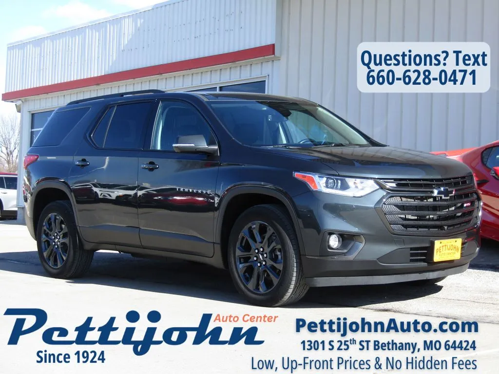 Gray 2021 Chevrolet Traverse RS for sale in Bethany, MO