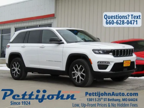 White 2024 Jeep Grand Cherokee Limited for sale in Bethany, MO