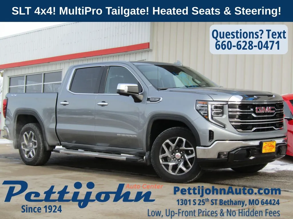 Used 2023 GMC Sierra 1500 SLT with VIN 3GTUUDED6PG210830 for sale in Kansas City