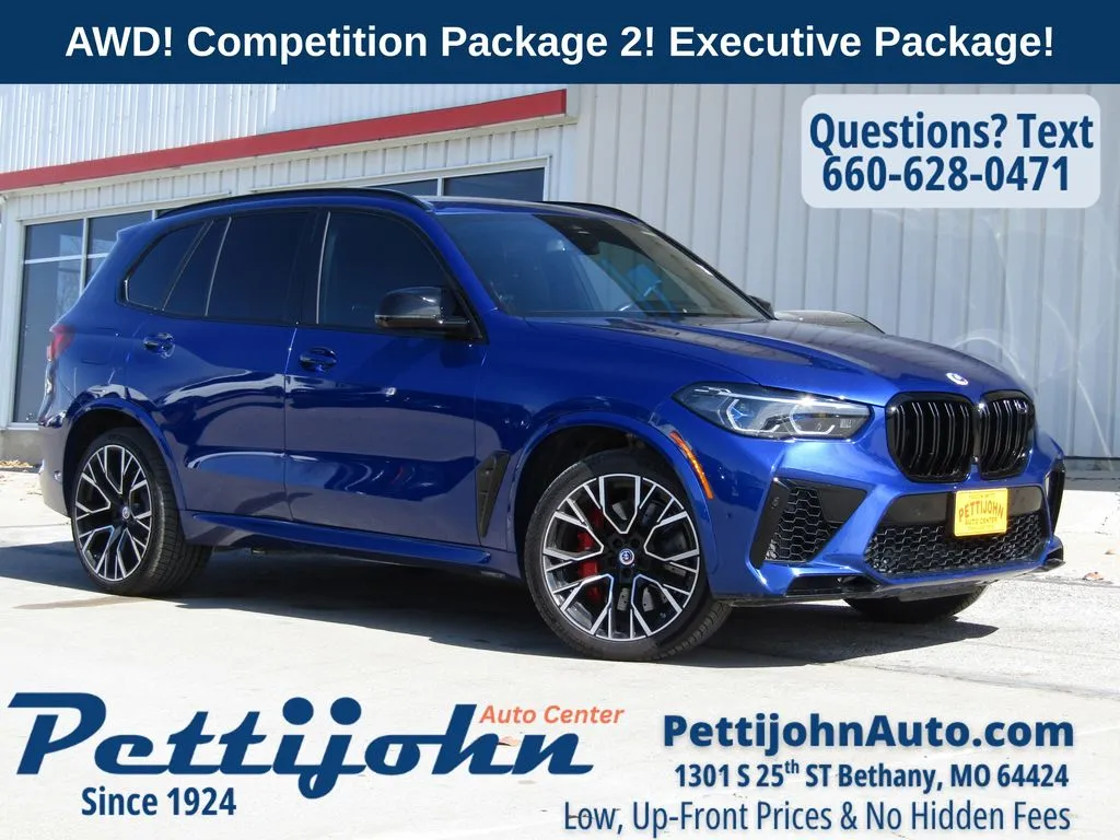 Used 2022 BMW X5 M Base with VIN 5YMJU0C0XN9M28088 for sale in Kansas City
