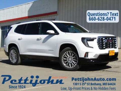 White 2026 GMC Acadia Denali for sale in Bethany, MO