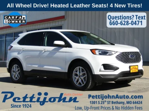 White 2024 Ford Edge SEL for sale in Bethany, MO