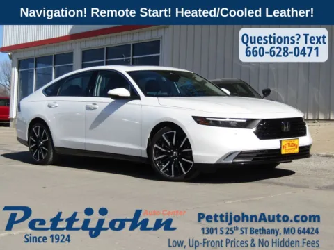 White 2024 Honda Accord Hybrid Touring for sale in Bethany, MO