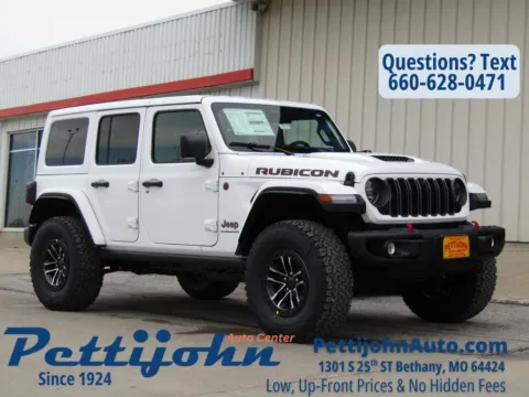 White 2026 Jeep Wrangler Rubicon X for sale in Bethany, MO