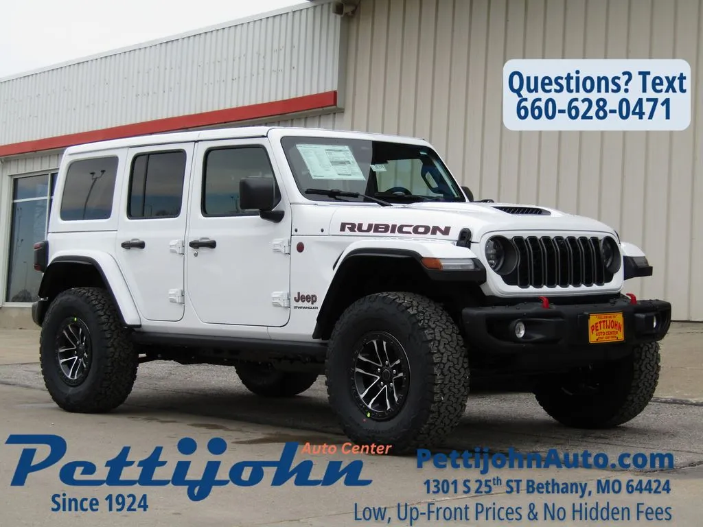 White 2026 Jeep Wrangler Rubicon X for sale in Bethany, MO