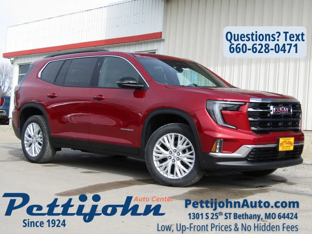 Red 2026 GMC Acadia Elevation for sale in Bethany, MO