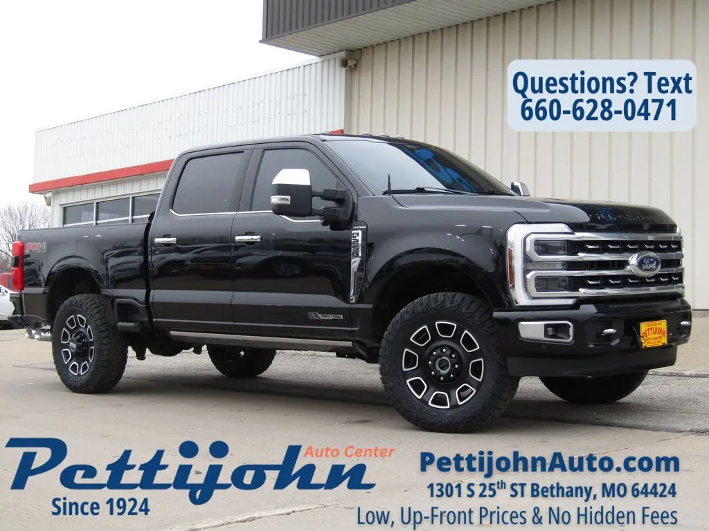 Black 2024 Ford F-250SD Platinum for sale in Bethany, MO