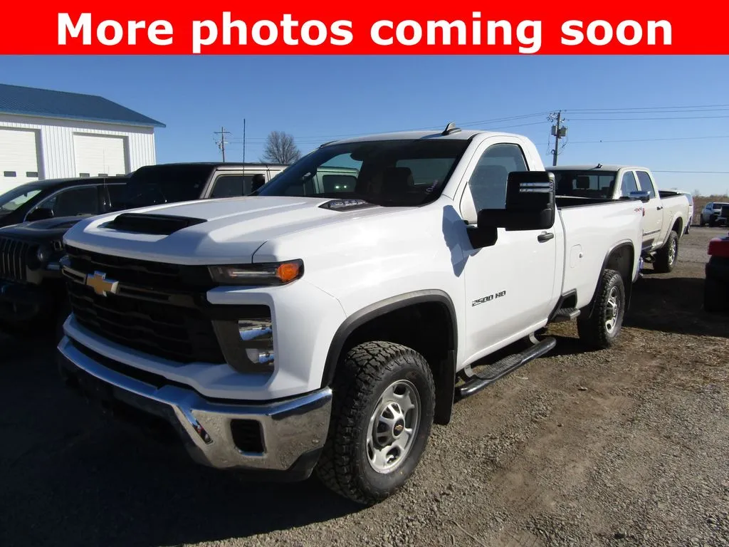 White 2025 Chevrolet Silverado 2500HD Work Truck for sale in Bethany, MO