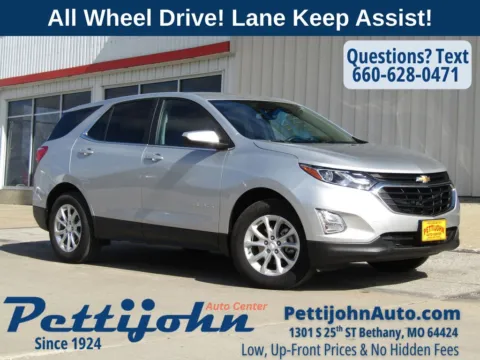 Silver 2021 Chevrolet Equinox LT for sale in Bethany, MO