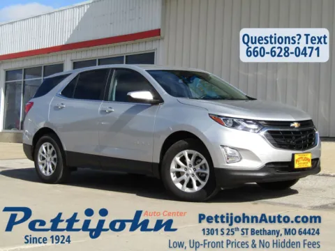 Silver 2021 Chevrolet Equinox LT for sale in Bethany, MO