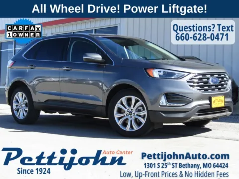 Gray 2024 Ford Edge Titanium for sale in Bethany, MO