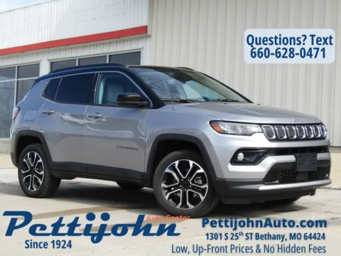 Silver 2022 Jeep Compass Limited for sale in Bethany, MO
