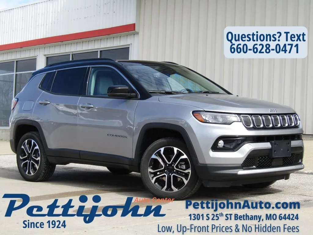 Silver 2022 Jeep Compass Limited for sale in Bethany, MO