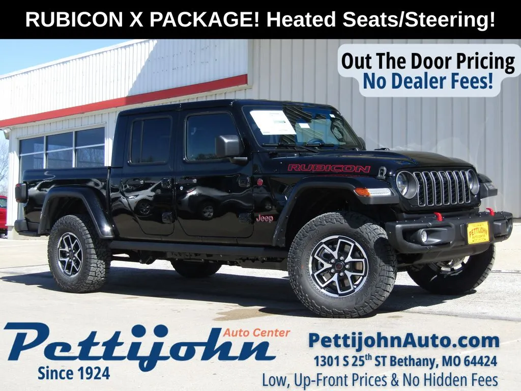 Black 2026 Jeep Gladiator Rubicon X for sale in Bethany, MO