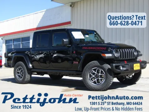 Black 2026 Jeep Gladiator Rubicon for sale in Bethany, MO