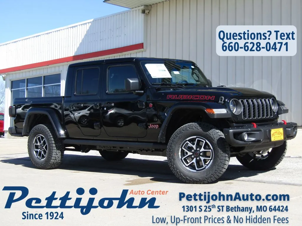 Black 2026 Jeep Gladiator Rubicon for sale in Bethany, MO