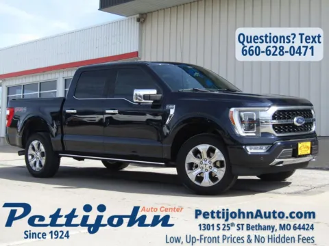 Blue 2021 Ford F-150 Platinum for sale in Bethany, MO