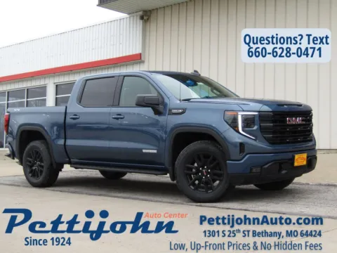 Blue 2026 GMC Sierra 1500 Elevation for sale in Bethany, MO