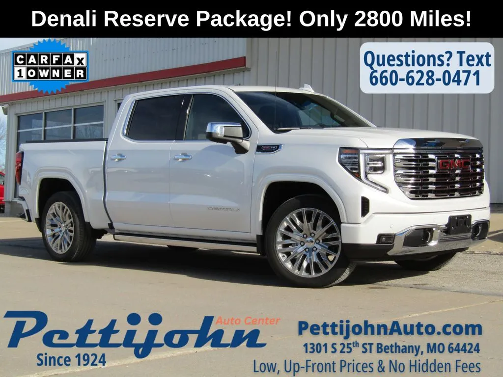White 2025 GMC Sierra 1500 Denali for sale in Bethany, MO
