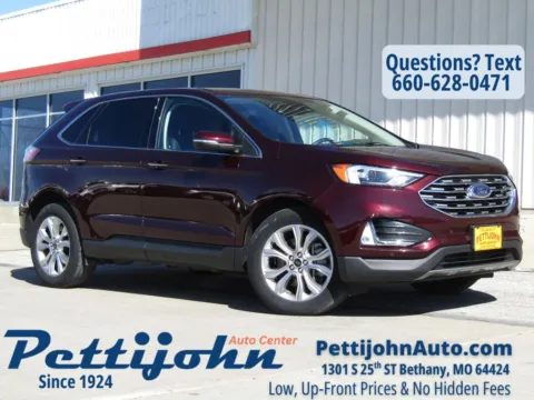 Red 2024 Ford Edge Titanium for sale in Bethany, MO
