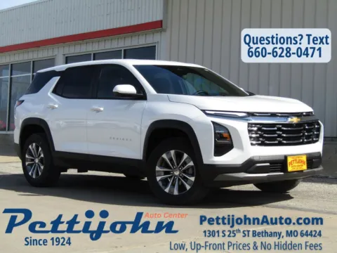 White 2026 Chevrolet Equinox LT for sale in Bethany, MO