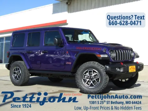 Purple 2026 Jeep Wrangler Rubicon for sale in Bethany, MO