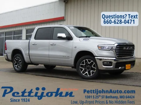 Silver 2026 Ram 1500 Laramie for sale in Bethany, MO