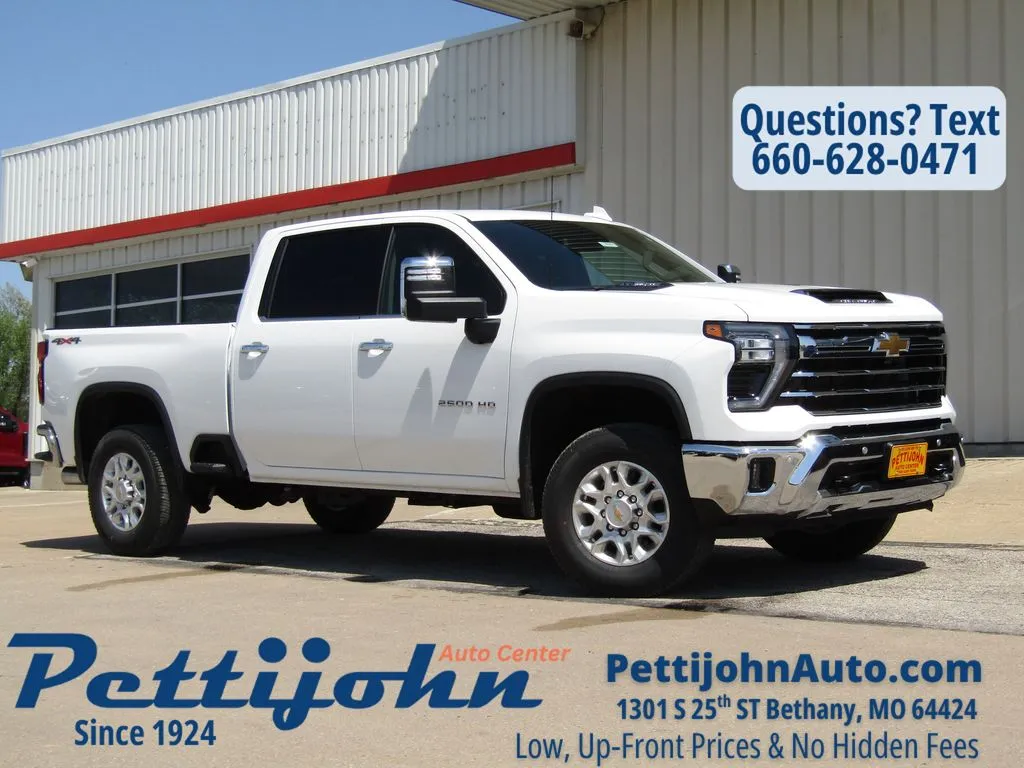 White 2026 Chevrolet Silverado 2500HD LTZ for sale in Bethany, MO